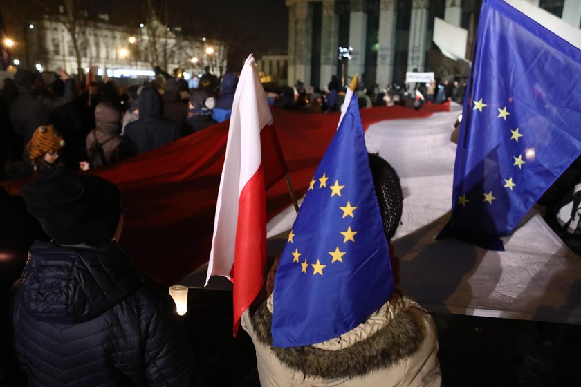 Demonstracja przed Sądem Najwyższym