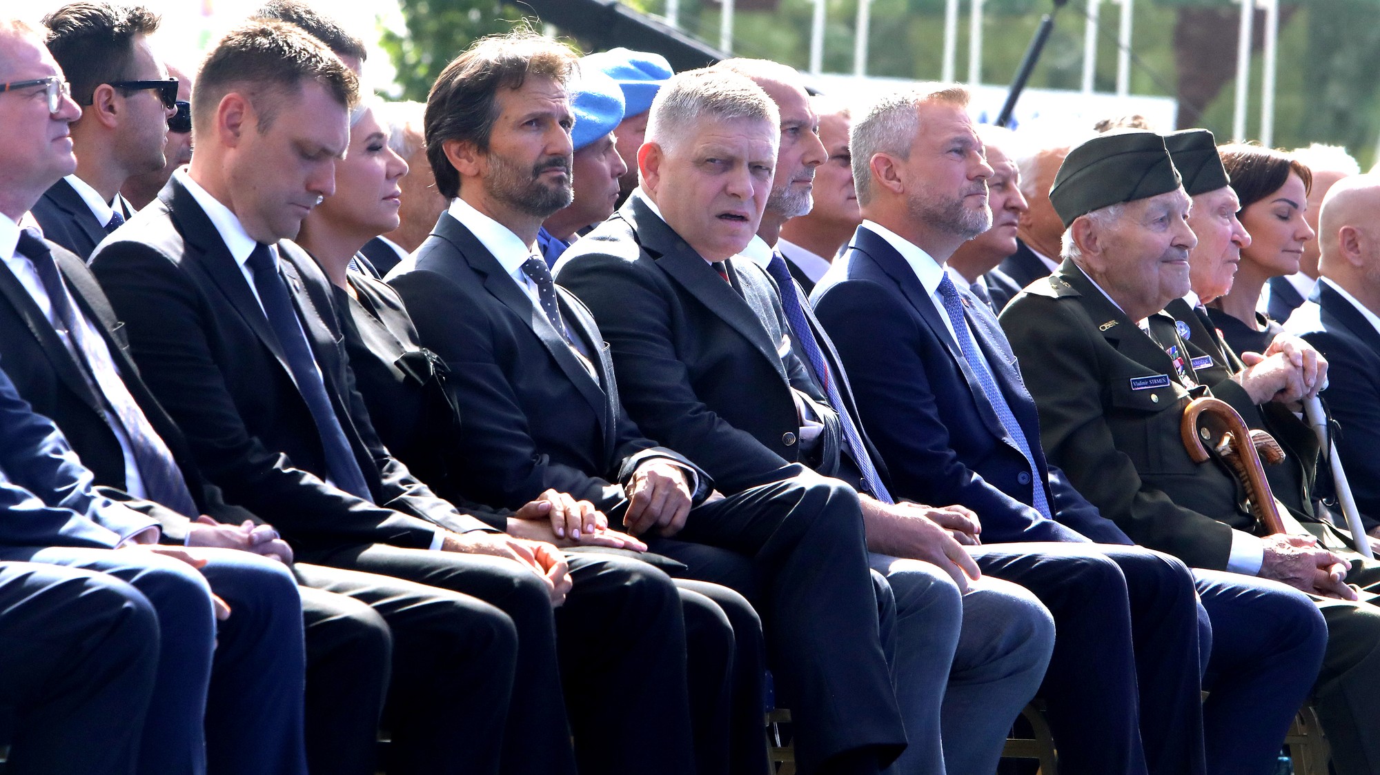 Politici a vojnový veterán a účastník Slovenského národného povstania (SNP) Vladimír Strmeň.