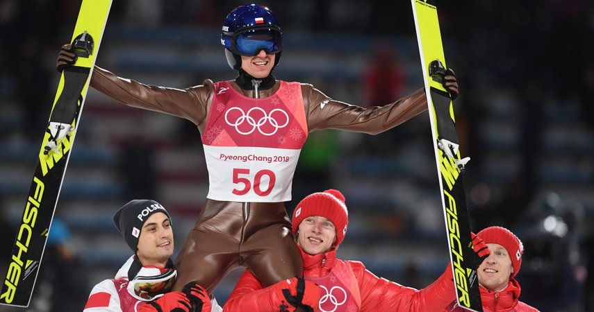 Kamil Stoch mistrzem olimpijskim w skokach narciarskich