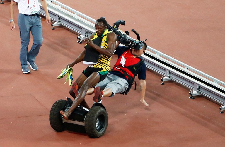 Kamerzysta rozjechał Usaina Bolta