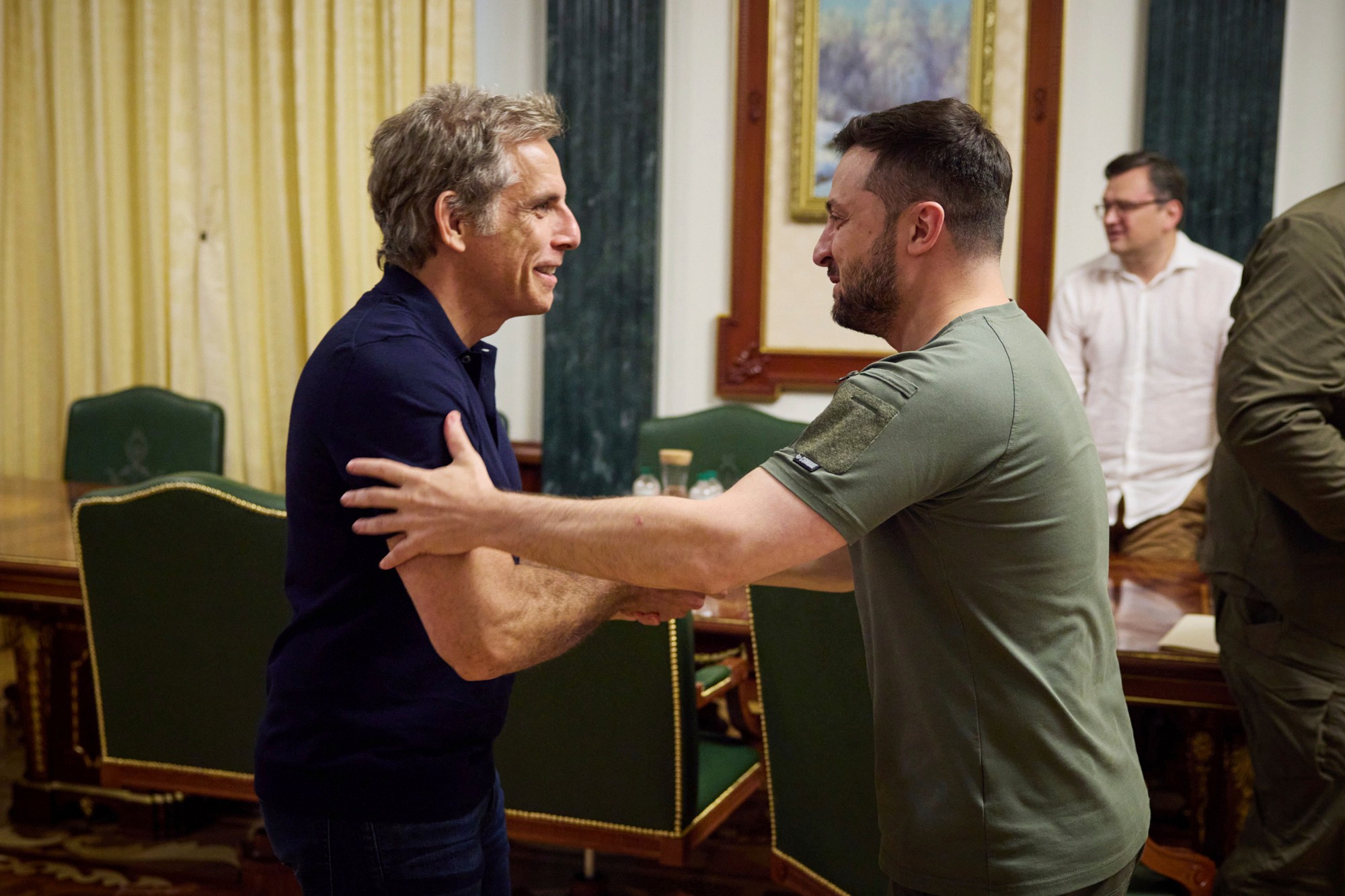  "Ste môj hrdina,“ povedal herec prezidentovi Ukrajiny.