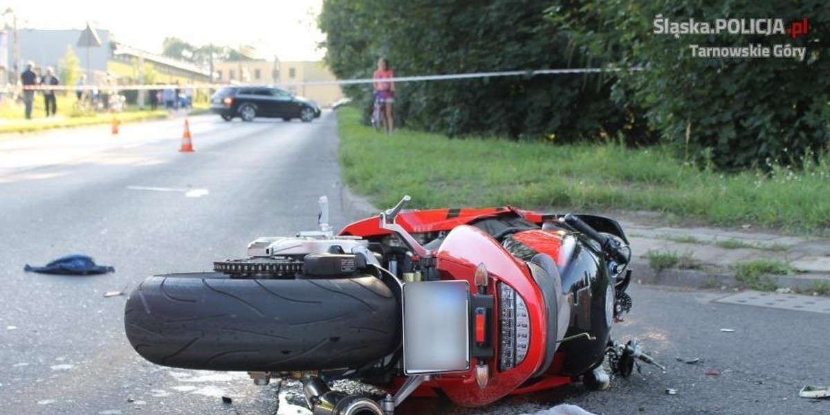 Radzionków. Zginął 23-letni motocyklista z Bytomia 