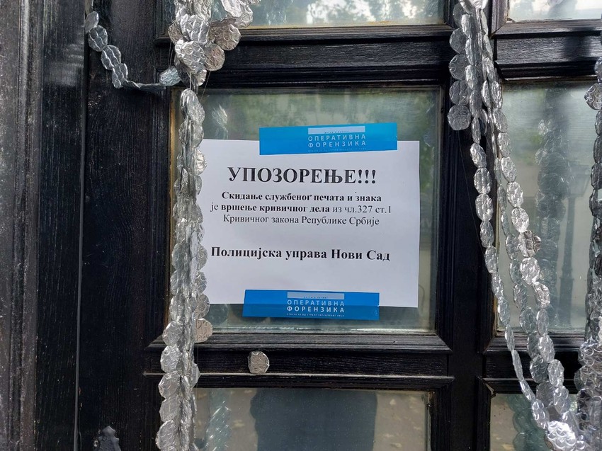 Prve slike sa mesta ubistva Milana T. u Novom Sadu