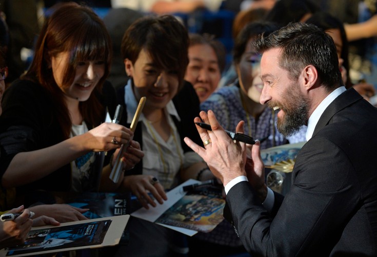 Hugh Jackman na tokijskiej premierze 'X-Men: Przeszłość, która nadejdzie'