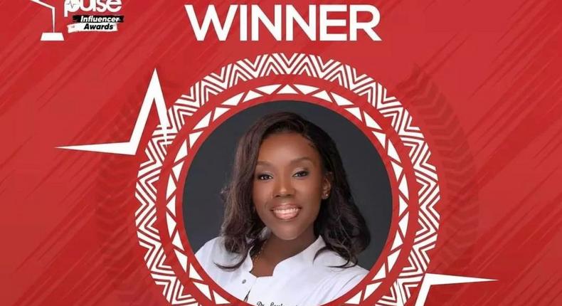 Dr Louisa Ansong wins Pulse Influencer Awards