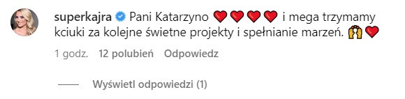 Kajra zabiera głos