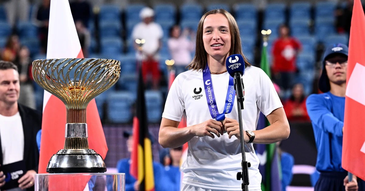 Iga Świątek zmierzyła się na korcie z mężczyznami. Polka grała o milion dolarów