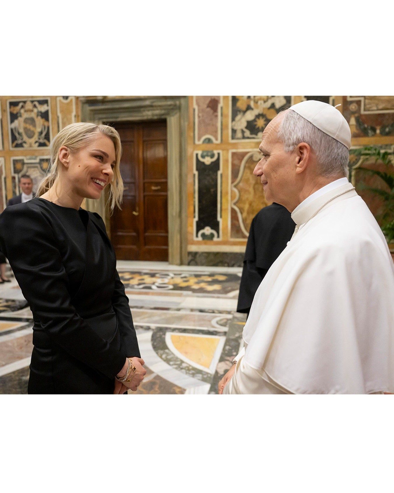 Veronika Cifrová Ostrihoňová a pápež Lev XIV.