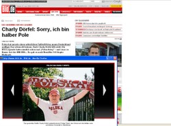 Niemiecki piłkarz kibicuje Polakom