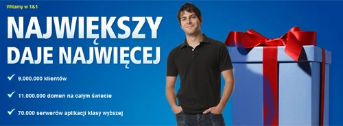 1&1 szczyci się swoją pozycją na światowym rynku i kusi promocyjnym pakietem usług. Zobaczymy, czy to wystarczy, by Polacy zrezygnowali z usług operatorów znanych od dawna w rodzimej sieci