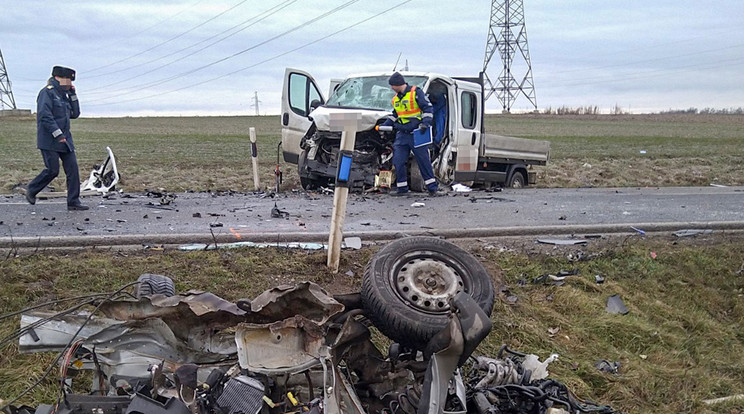 Halálos baleset történt a 6-os főúton Százhalombattánál / Fotó: Blikk