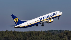 A Ryanair Boeing 737 Max 8.Nicolas Economou/NurPhoto via Getty Images