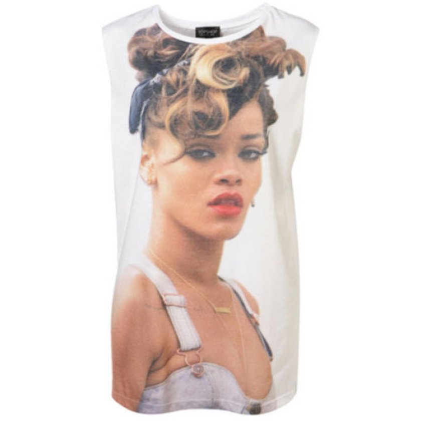 T-shirt z Rihanną