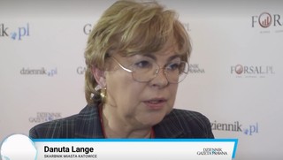Danuta Lange: samorządy potrzebują wsparcia