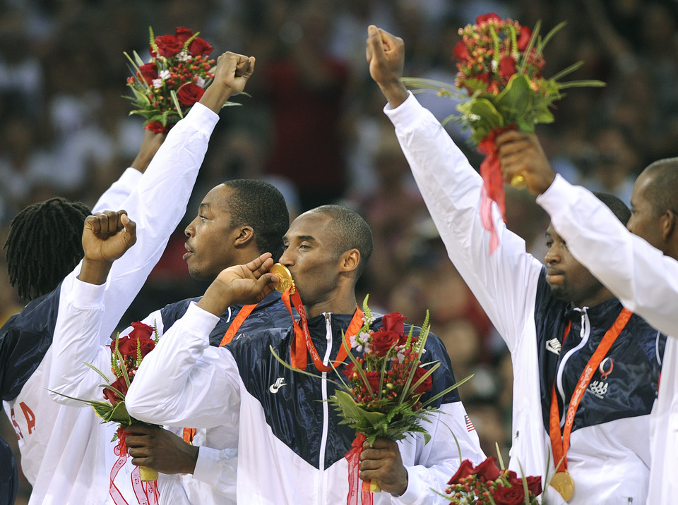Kobe Bryant - pierwszy złoty medal igrzysk olimpijskich - 2008 r.