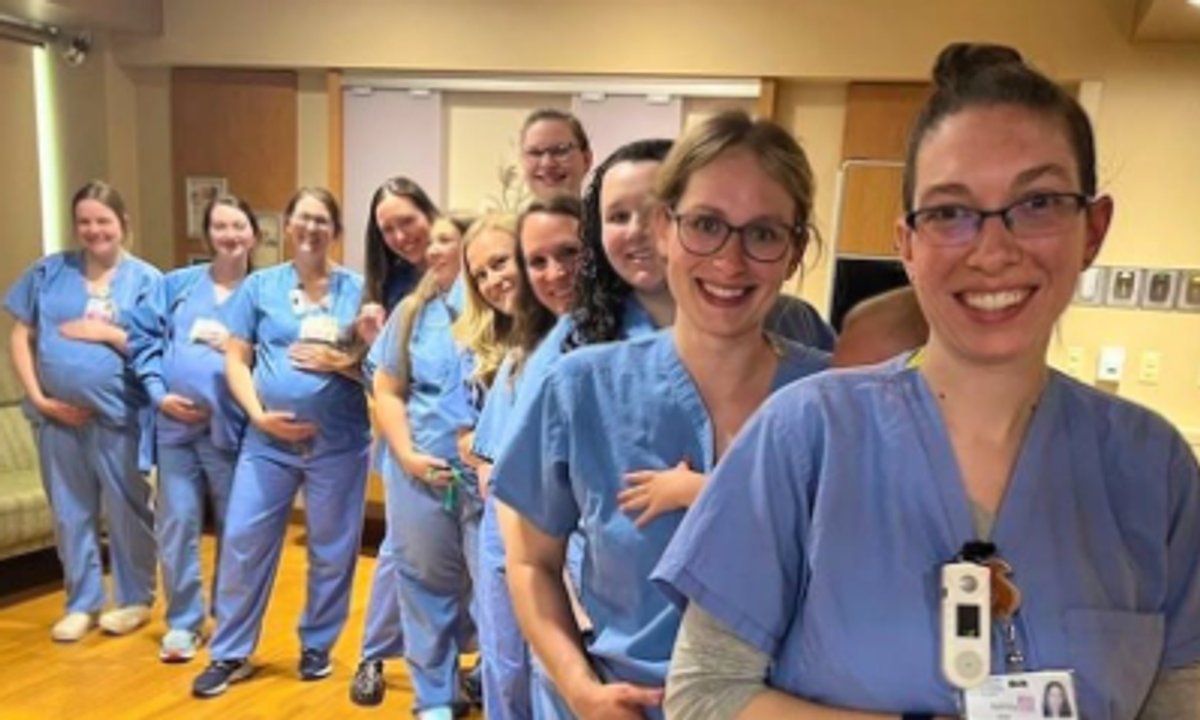 To prawdziwy baby boom. 14 pielęgniarek z jednego szpitala jest w ciąży