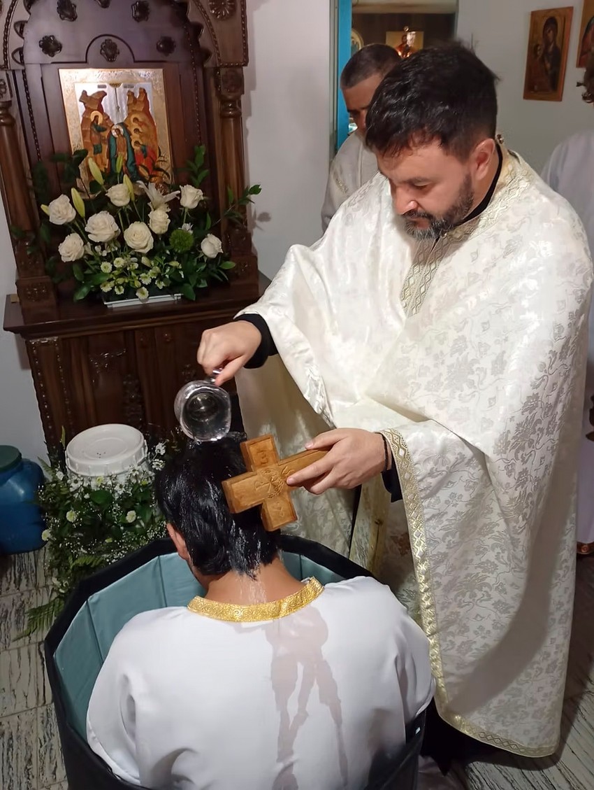 Pravoslavno krštenje u Kolumbiji