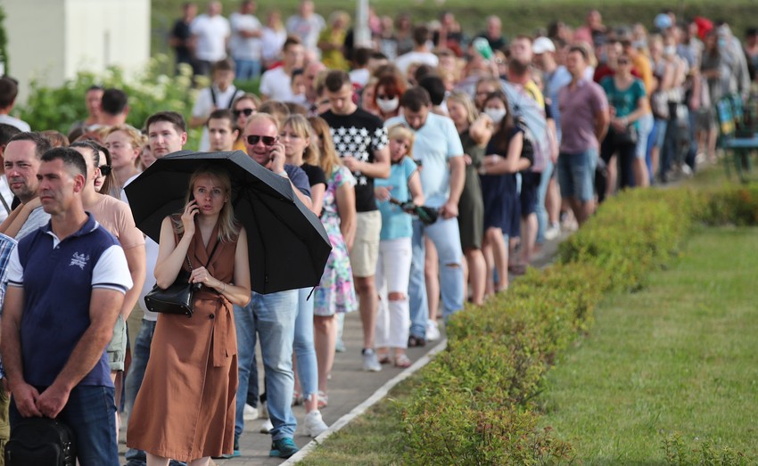 Red za glasanje u Minsku
