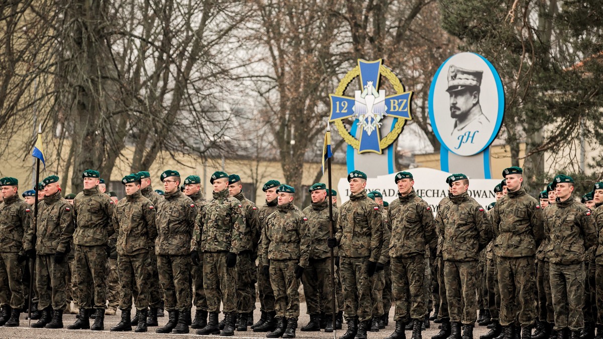 Pożegnanie żołnierzy jadących do Iraku 