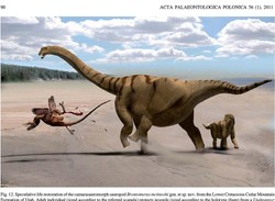 Umięśnione uda dinozaura w polskim piśmie