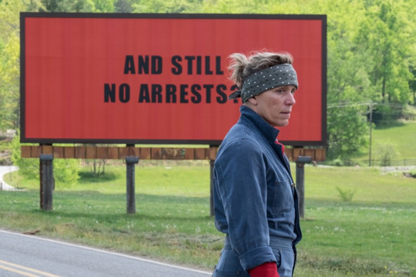 Franses Mekdormand u filmu "Three Billboards Outside Ebbing, Missouri"