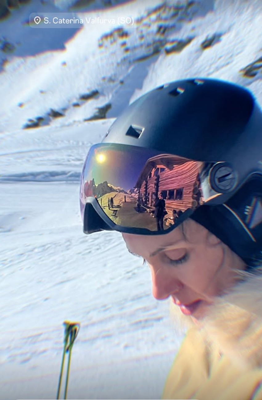 Jelena Gavrilović na skijanju u Italiji