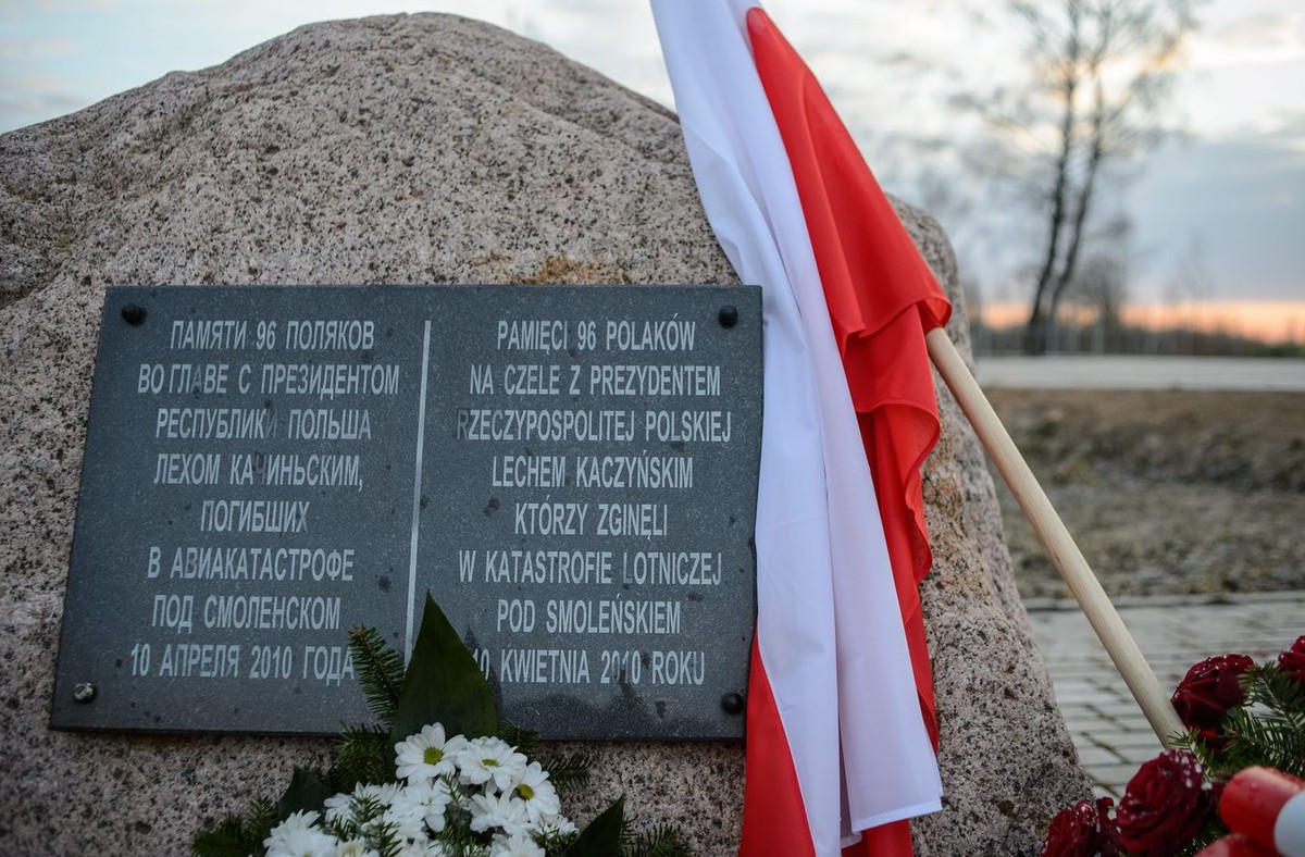 Miejscy katastrofy samolotu prezydenckiego Tu-154M w Smoleńsku