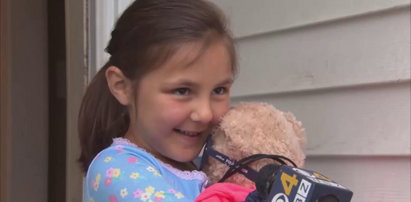 6-latka odzyskała misia, który mówi głosem jej taty