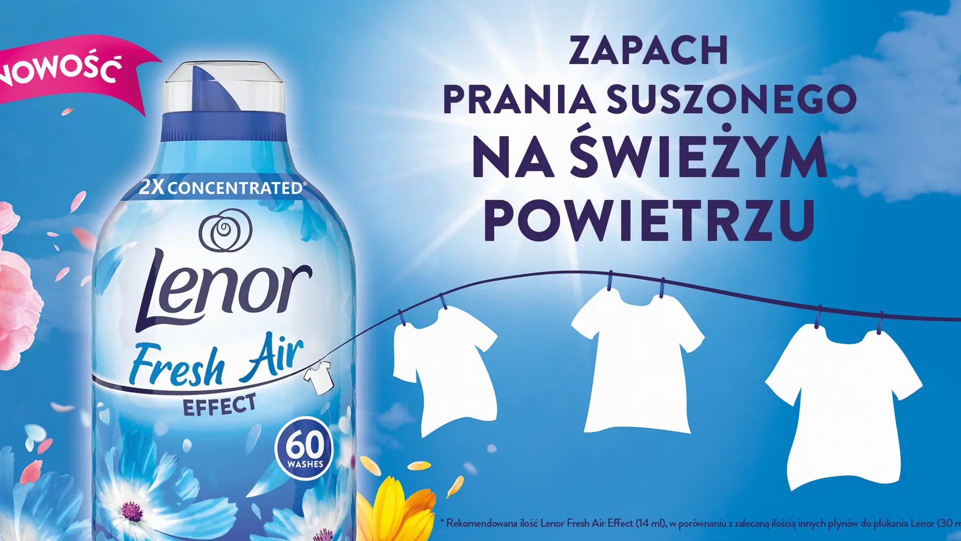 Pranie pachnące, jak suszone na świeżym powietrzu!