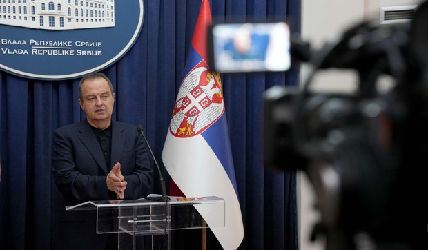Ivica Dačić, sednica Štaba za vanredne situacije