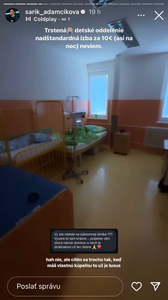 Sára sa podelila o detaily synčekovej hospitalizácie.