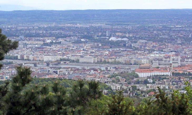 A Széchenyi-hegyen található ingatlanból pazar ki-látás nyílik Budapestre / Fotó: Fuszek Gábor