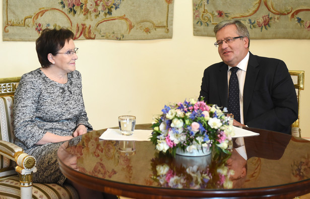 Prezydent w poniedziałek desygnuje Ewę Kopacz na premiera