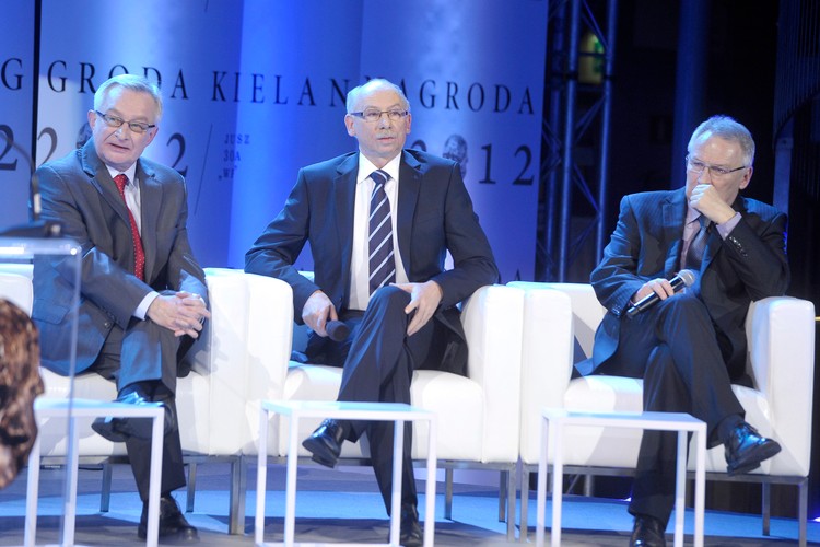 Tomasz Wołek, Janusz Lewndowski i Wojciech Trzciński