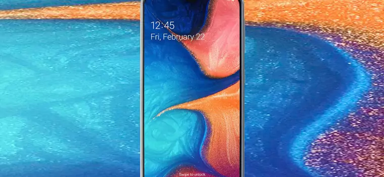 Samsung Galaxy A20e - krótka recenzja budżetowego smartfona