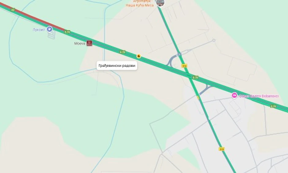 Radovi na auto-putu E-70