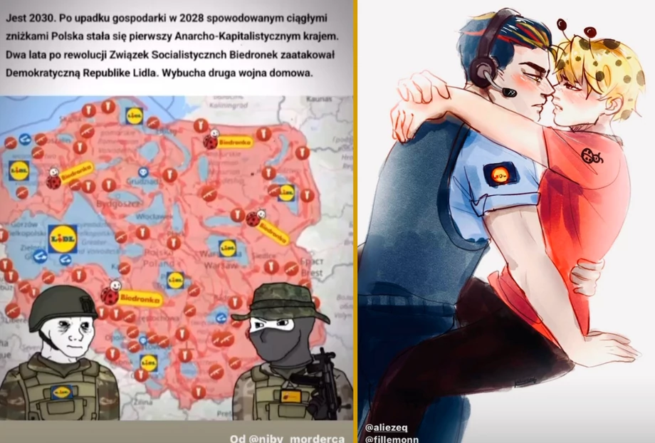Wojna paragonowa Lidla z Biedronką stała się kanwą dla memów internetowych