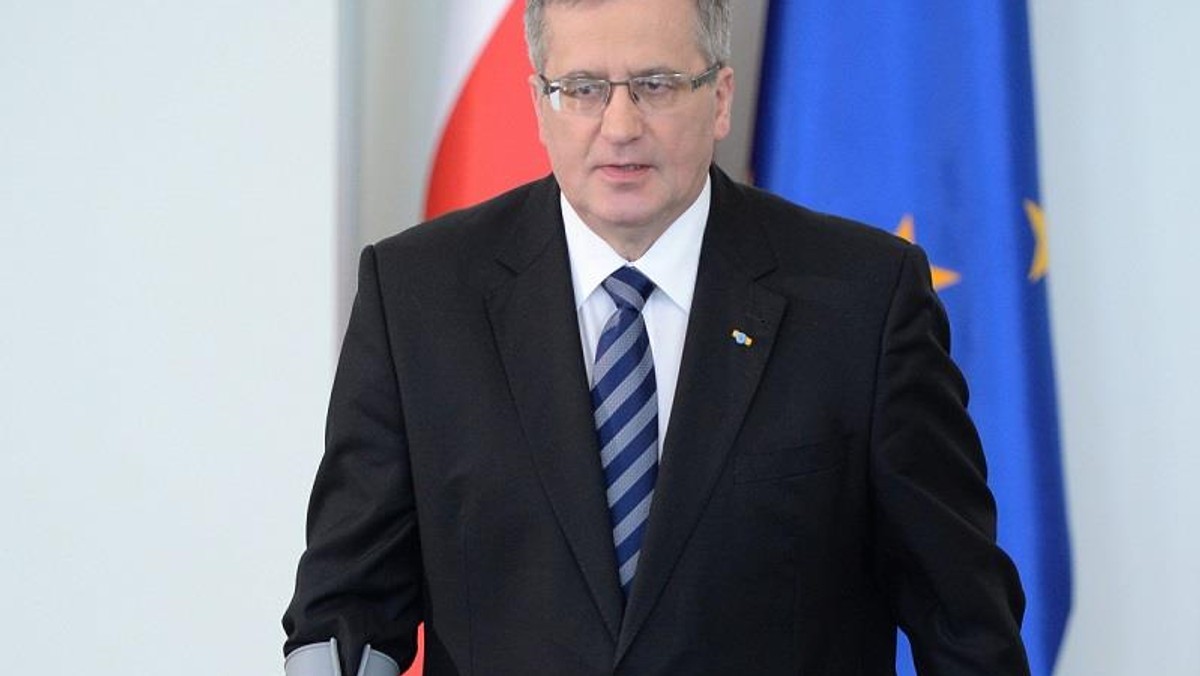 Prezydent Bronisław Komorowski