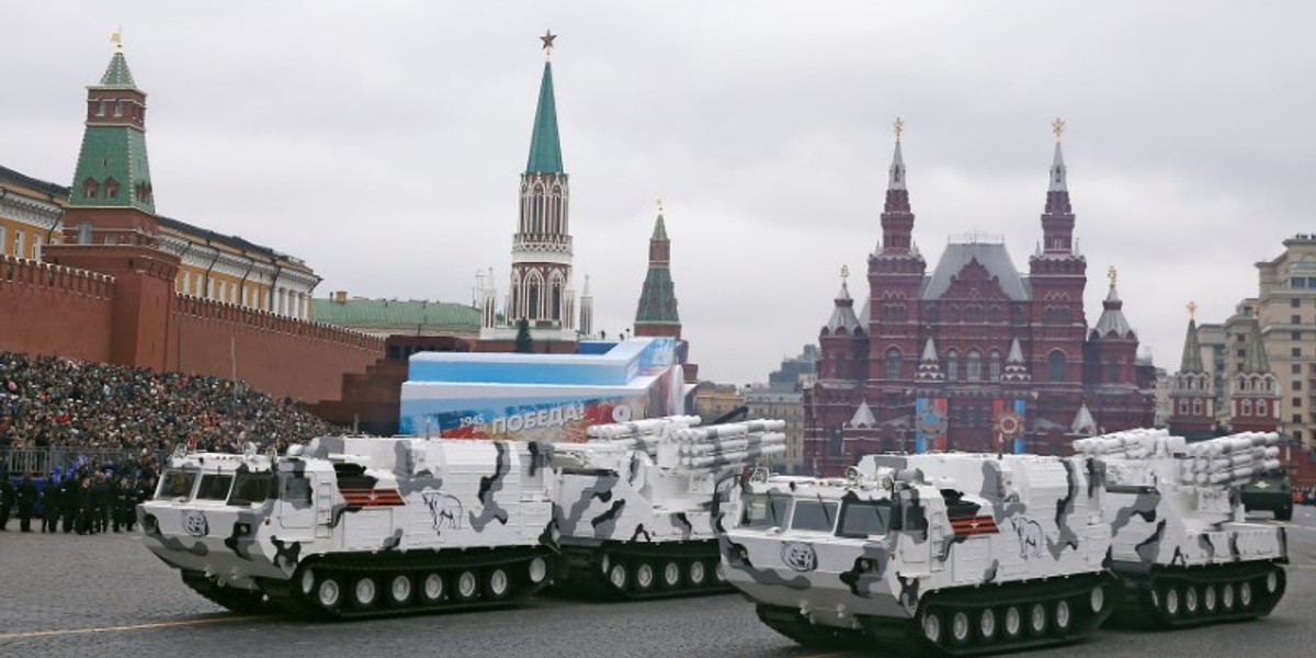 Russia shows off its military hardware with big parade through Red Square