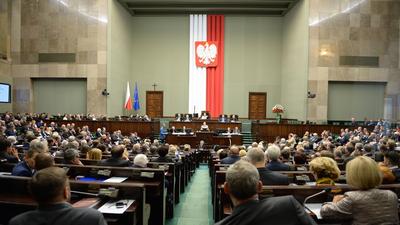 Sejm polityka sala plenarna Sejmu politycy