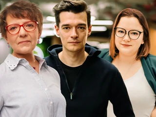 Od lewej: Katarzyna Wójcik, partner CFO HUB - Financial Directors HUB, Tomasz Ogrodzki, CEO REDD Group oraz Wiktoria Drozd, właścicielka firmy Digital Heart