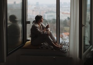 Žena koja ima kancer - Ilustracija