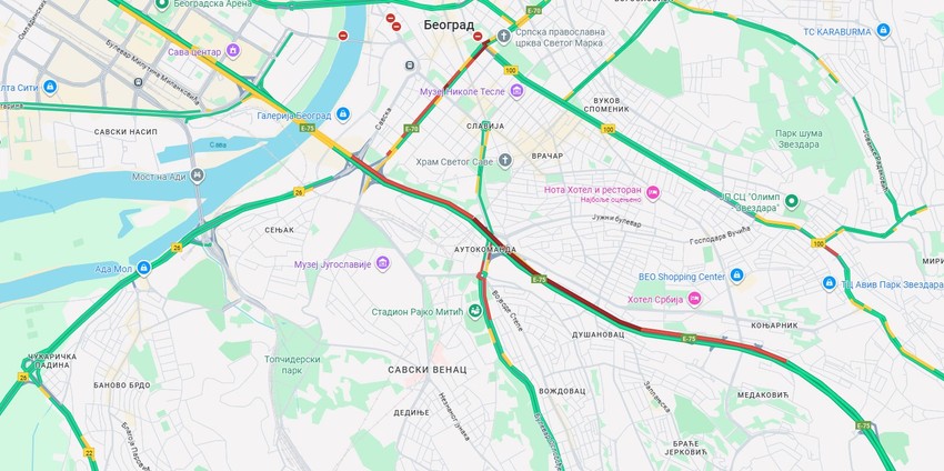 Gužve u Beogradu 2. septembra