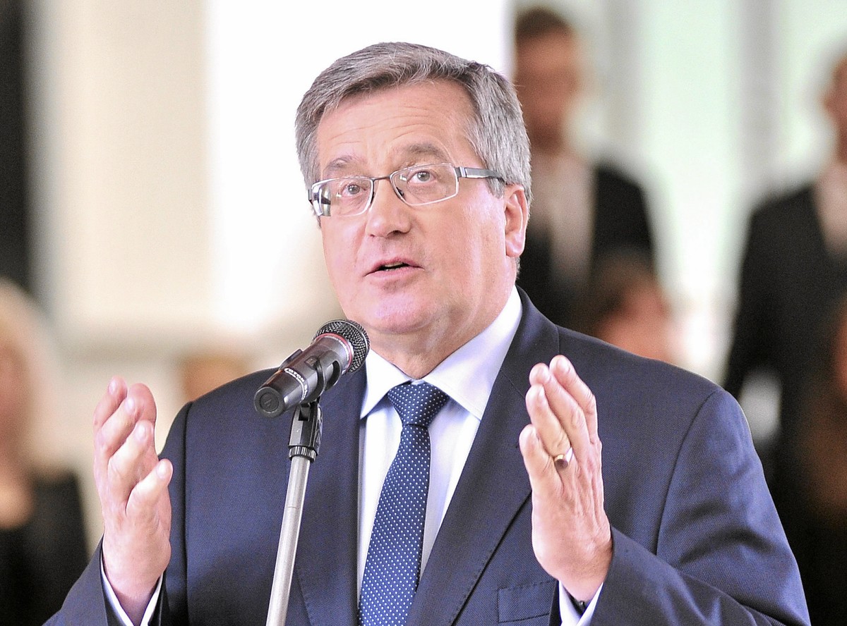 Prezydent Bronisław Komorowski