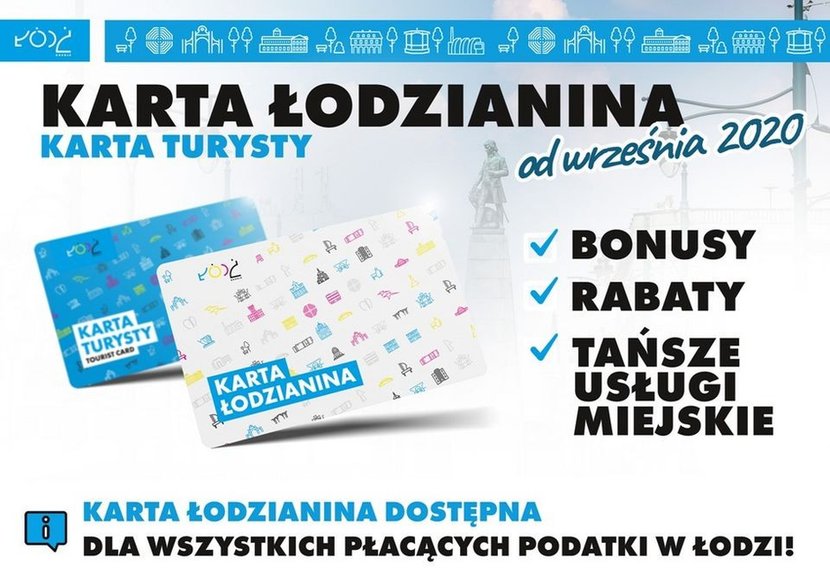 Karta Łodzianina dla płacących podatki  w Łodzi