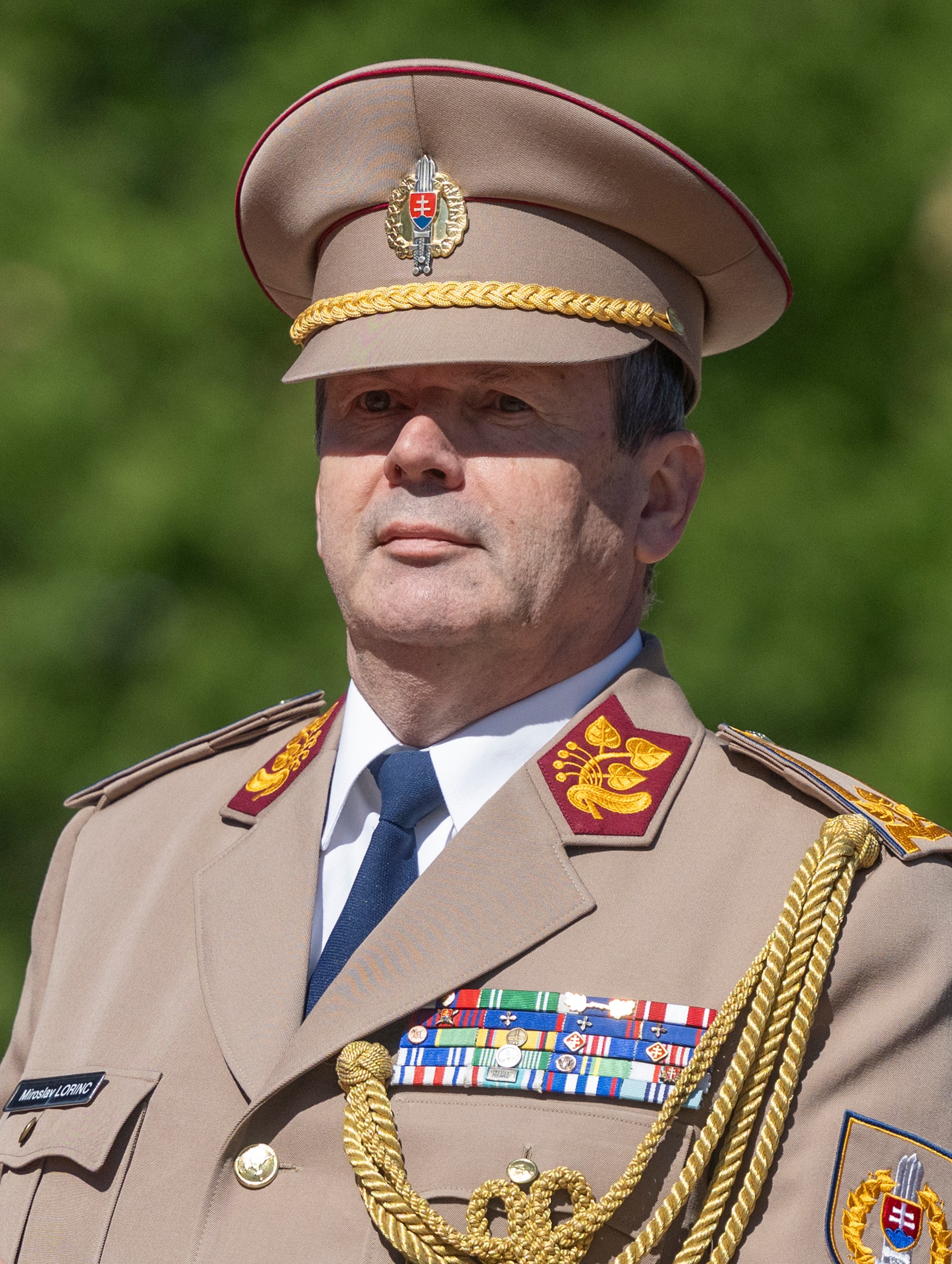 Náčelník Generálneho štábu Ozbrojených síl SR Miroslav Lorinc. 