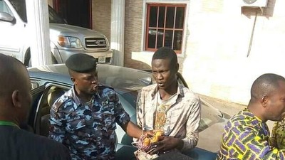 Police arrest suspected suicide bomber after failed attempt to blow up Living Faith Church, Sabin Tasha, Kaduna State [Facebook]