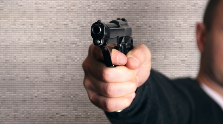 A férfi dühében lövöldözött /Illusztráció: Shutterstock