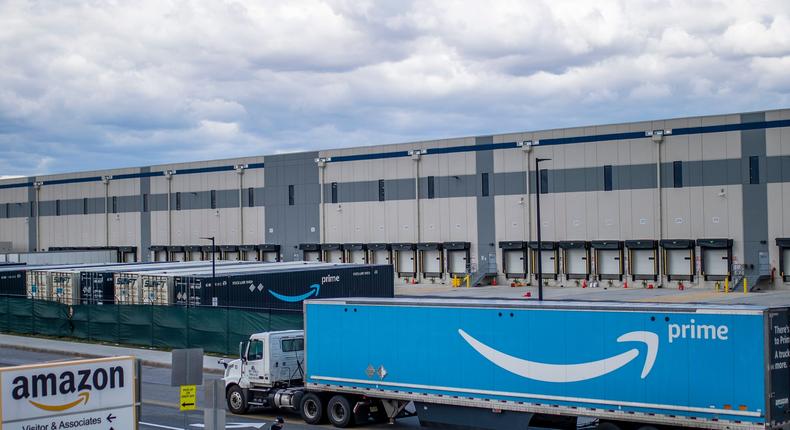 Albert Elliott, an Amazon warehouse worker in Raleigh, North Carolina, recently started a second job as a janitor at a community college.Eduardo Munoz Avarez/AP