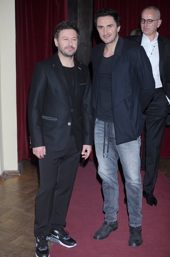 Andrzej Piaseczny i Sebastian Karpiel-Bułecka na gali Fryderyków 2014